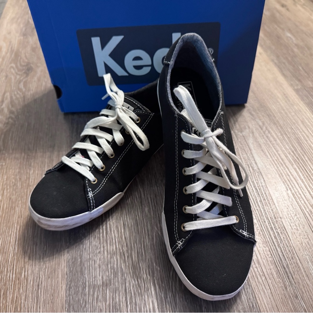Keds Lex LTT Black Sneakers Shoes 8.5M